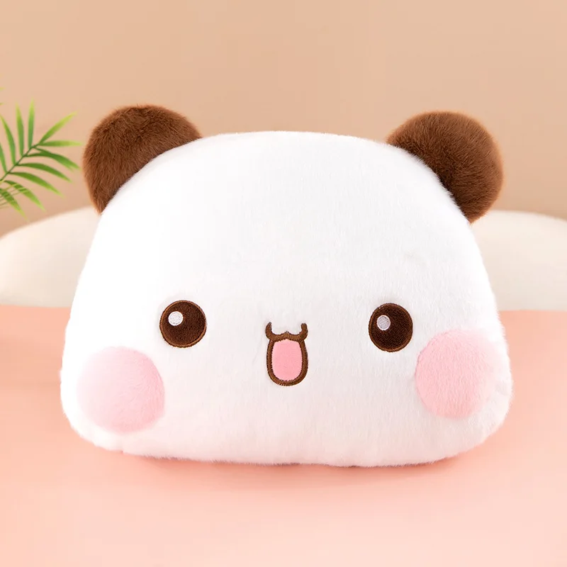 Cute  Bubu Dudu Plush Pillow Yier Panda Bear Dolls Lovely Cartoon Stuffed Soft Plushies Car Cushion Sofa Pillows Home Decoration