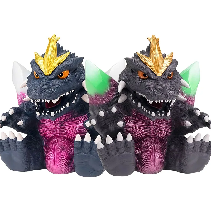 Bandai Original Banpresto Space Godzilla, Original Color Version&Green Crystal Version 120mm Anime Action Figures Toys for Boys