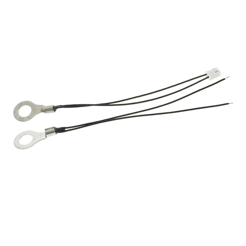 Capteur de thermistance NTC avec sonde de surface, ligne haute température, longue prise XH2.54- 2P, 8mm, ouverture 10K B3950, 10 pièces, 10cm