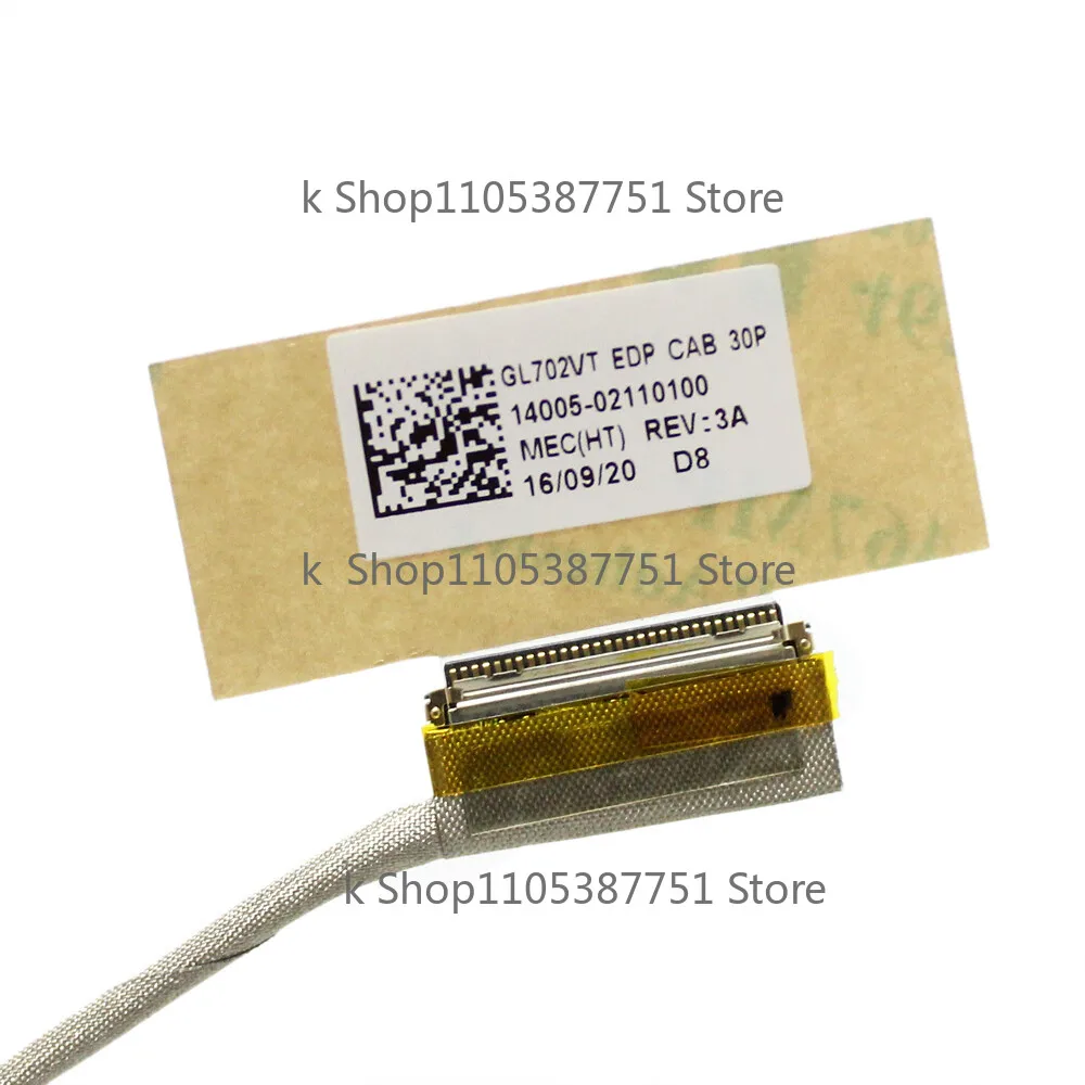 1422-02NF0AS 14005-02110100 lcd screen edp Cable 30pin FOR ASUS GL702VT GL702