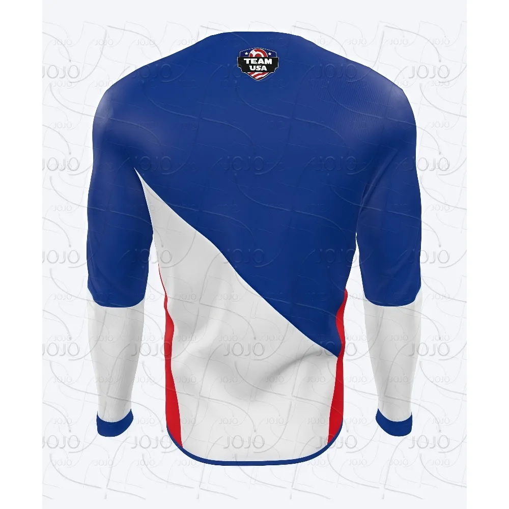 Camiseta America USA MTB para hombre y mujer, camisetas deportivas para correr, motocicleta, bicicleta de montaña, ciclismo todoterreno, Down Hill BMX, camisetas de secado rápido