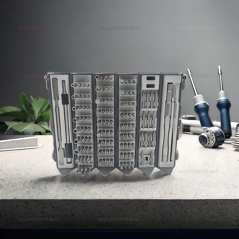 مجموعة مفكات براغي دقيقة 128 في 1 مع أدوات متعددة مجموعة أدوات يدوية يدوية لإصلاح المنزل والإلكترونيات والمجوهرات #6