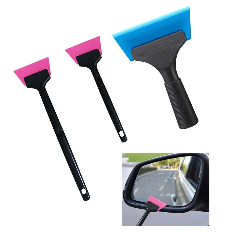 

Window Tinting Tool Quarter Window Small Rubber Squeegee Kit for Car Front Windows Rear Glass Cleaning Film Installation Scraper