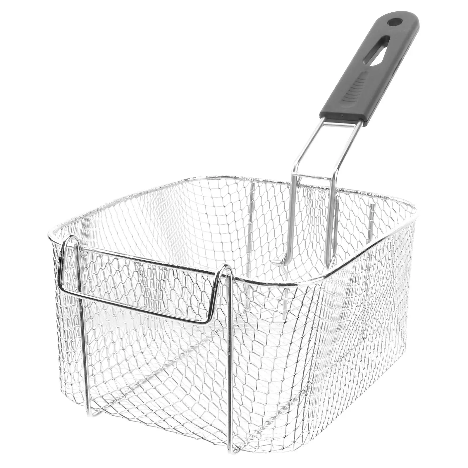 

Deep Fryer Basket Fine Mesh Strainer Grease Holder for Kitchen Wire Frying Tool