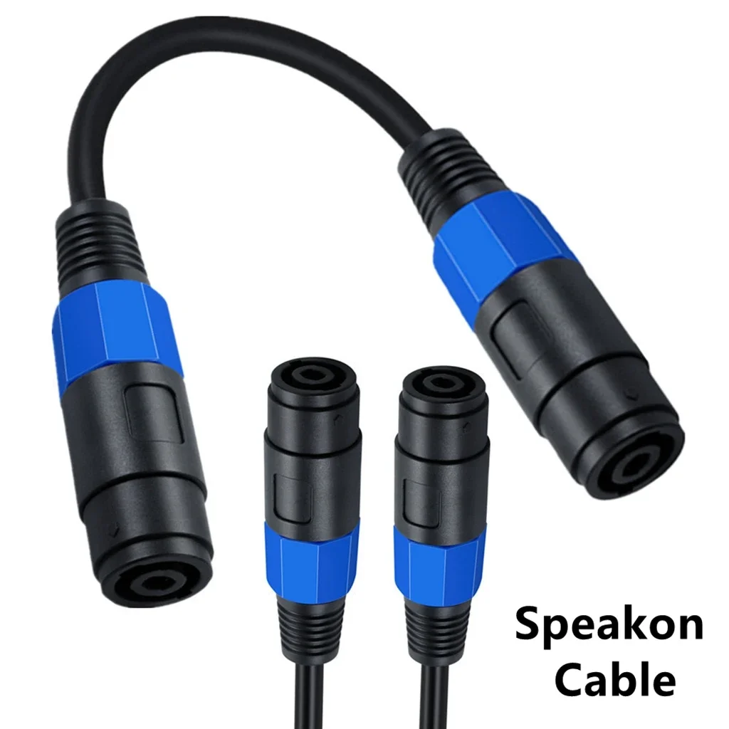 Speakon SOUND Female To Female Cable Speakon  Plug Jack Straight Coupler Speaker Cable Extension Cord 0.2m 20CM