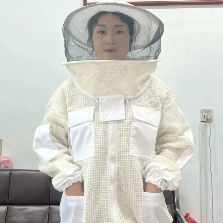 Bee tool export type half body cotton breathable anti bee suit, thickened anti bee sting 3D space suit