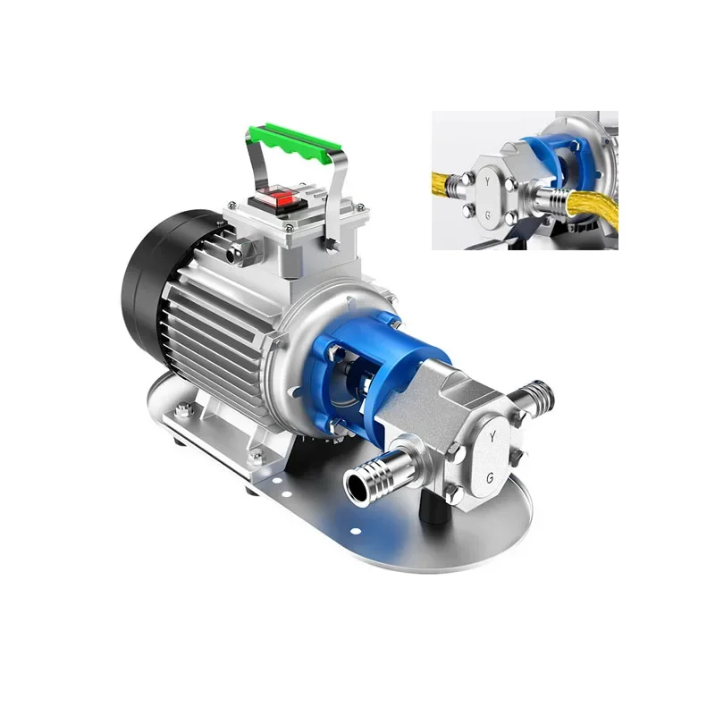 

220V/380V 370W Self-Priming Stainless Steel Pump Gear High Viscosity Engine Diesel Edible Hydraulic Oil Pump