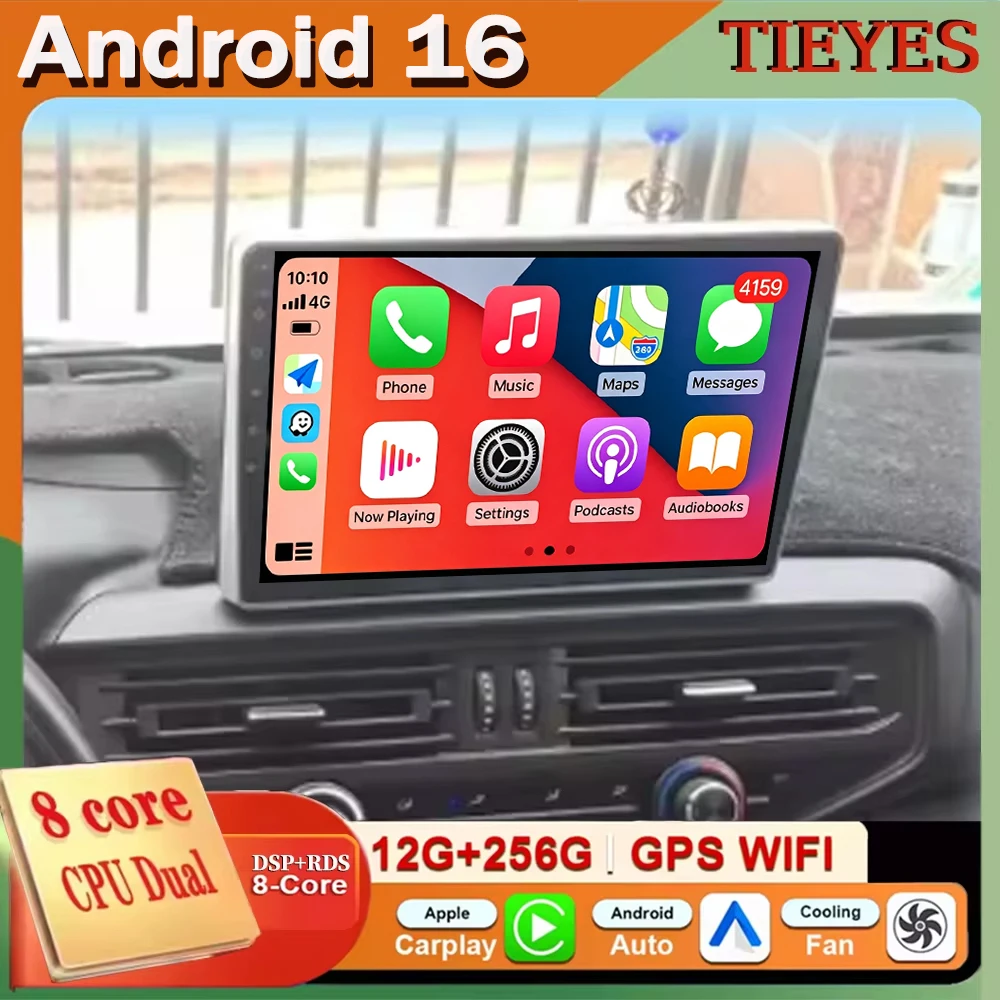 For Changan Hunter F70 2019-2021 Android 16 Carplay Auto Screen Car Radio Multimedia Player Autoradio Stereo 2din Head Unit WIFI