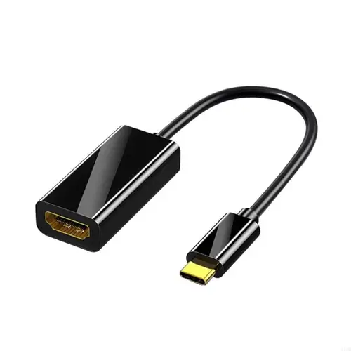 Y1UB USB C-HDTV 어댑터, 4K 유형 C-HDTV 비디오 변환기 전화 노트북 태블릿 용 화면 미러링 기능 