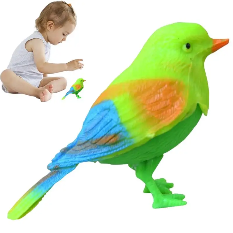 

Toy Birds For Kids Colorful Simulation Singing Birds Bird Cage Decor Electric Animal Toy Bird Singing And Chirping Bird For Kids