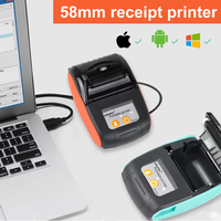 GOOJPRT 58mm Receipt Printer Mini Portable Thermal Printer Android IOS Windows Wireless Bluetooth Ticket List Bill Maker Plug