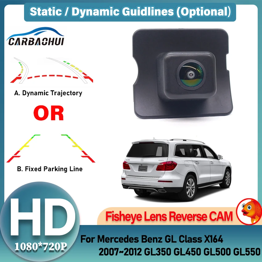 High Quality Full HD CCD Night Vision Rear View Camera For Mercedes Benz GL Class X164 2007~2012 GL350 GL450 GL500 GL550