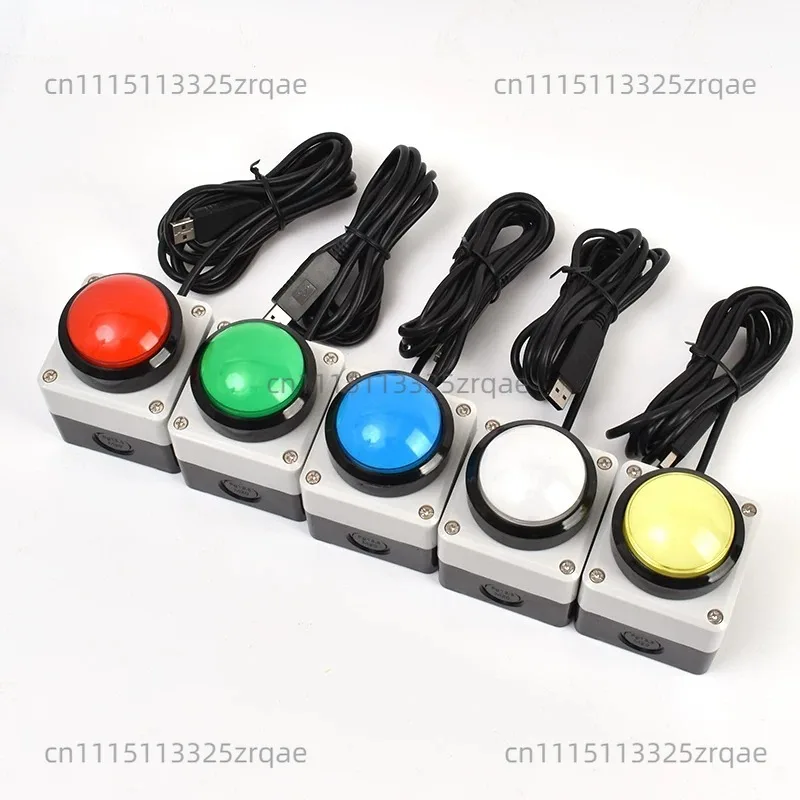 62mm Wireless Custom Button USB Remote Buzzer Computer Macro Shortcut Programming Key for Keyboard Mouse