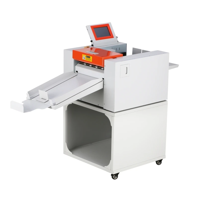 SG-YH650A 330mm width air suction auto feeding  creasing and perforating machine