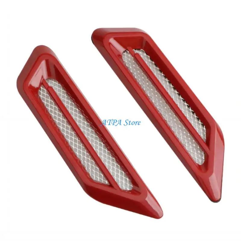 

U13C Vehicle Shark Fin Side Vent ABS Plastic Decoration Piece Automotive Trim 17cm