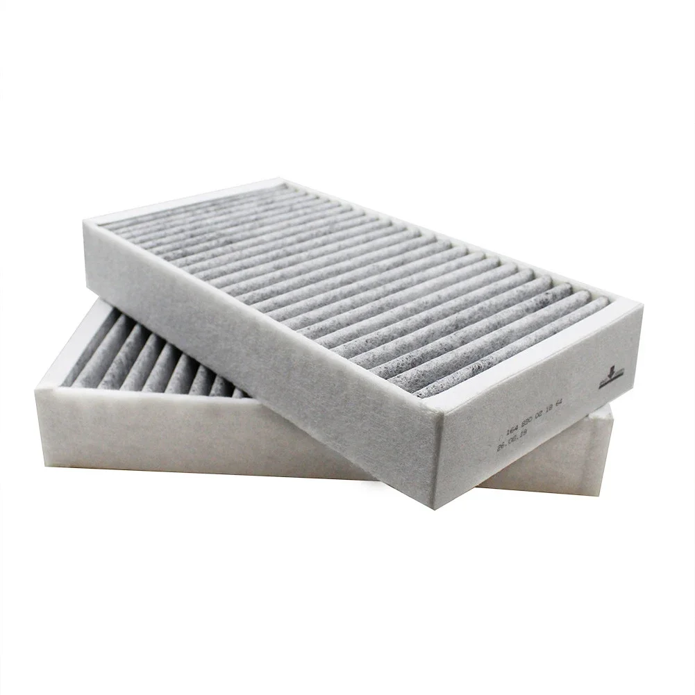 2PCS Car Cabin Air Filter 164830021864 for Mercedes Benz GL ML R-Class GL320 GL350 GL450 GL550 R350/550 A1648300218