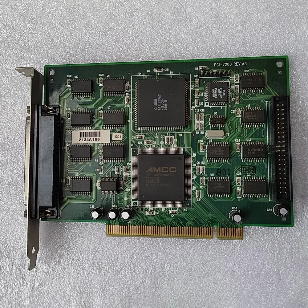 For ADLINK PCI-7200 REV.A3 51-12001-0B20 Digital I/O Card Data Acquisition Card