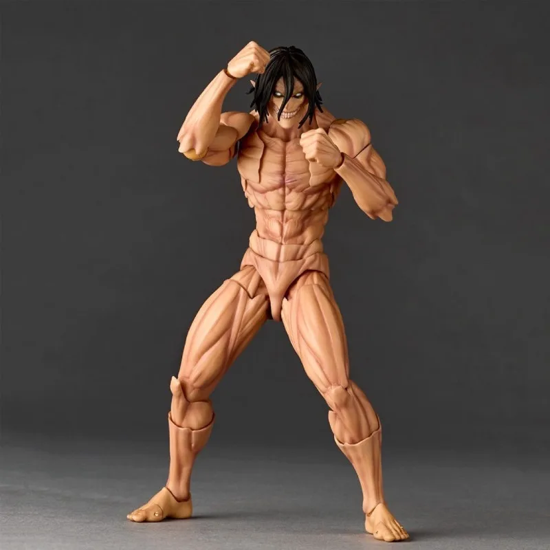 Attack on Titan Eren Jaeger CZ Factory KO Figure Amazing Yamaguchi Revoltech Joint Movable Anime Action Figure PVC Model Toy
