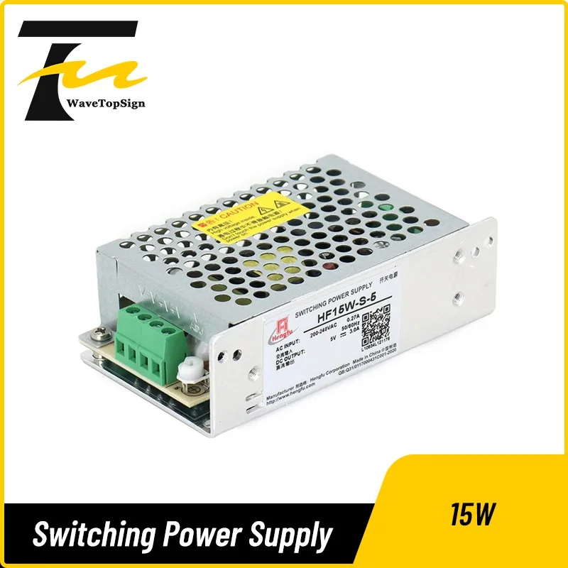 

Блок питания с одним выходом WAVETOPSIGN HF15W-S-5, AC220V на DC5V3A, импульсный, для постоянного тока