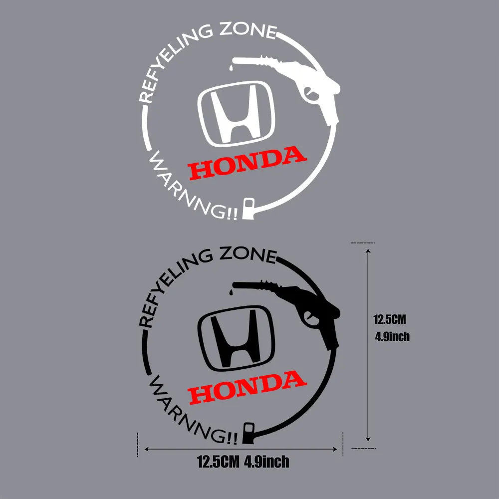 1 قطعة الفينيل غطاء خزان الوقود للسيارة أعواد تزيين اكسسوارات لهوندا موجين إلهام XR-V CR-V UR-V CR-Z صالح نوع R نوع S VTEC #5