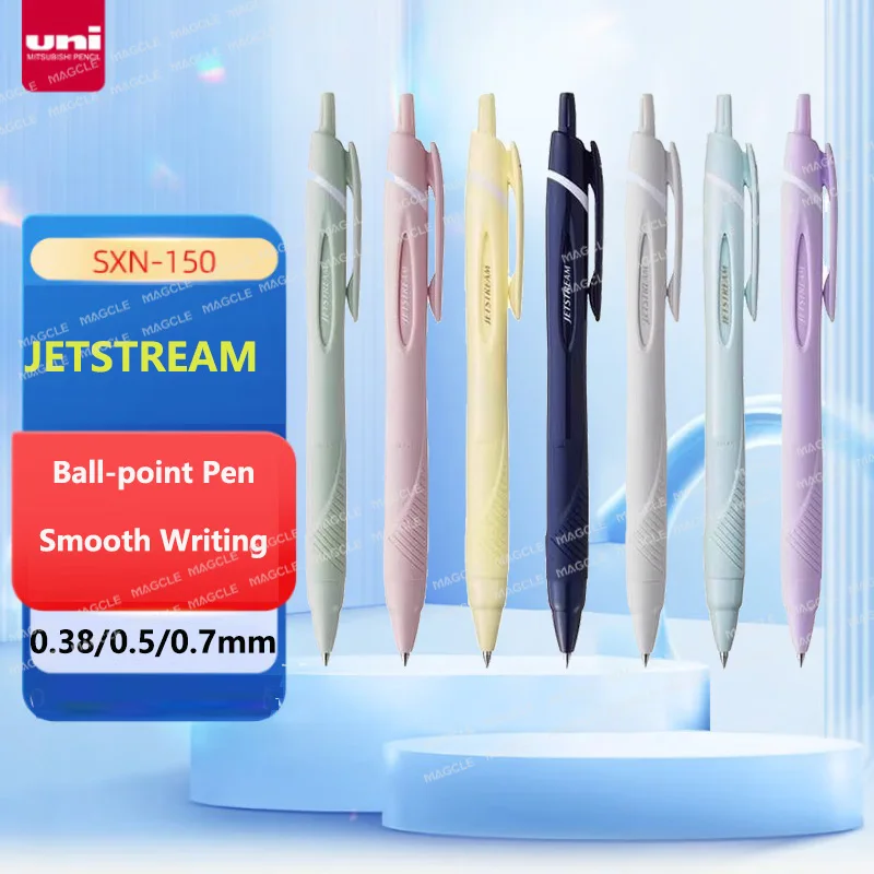 Uni Medium Ölstift Sxn-150 Ergonomische bunte Fass-Kugelschreiber Japan Original Briefpapier Arzt Krankenschwester Student Lehrerartikel
