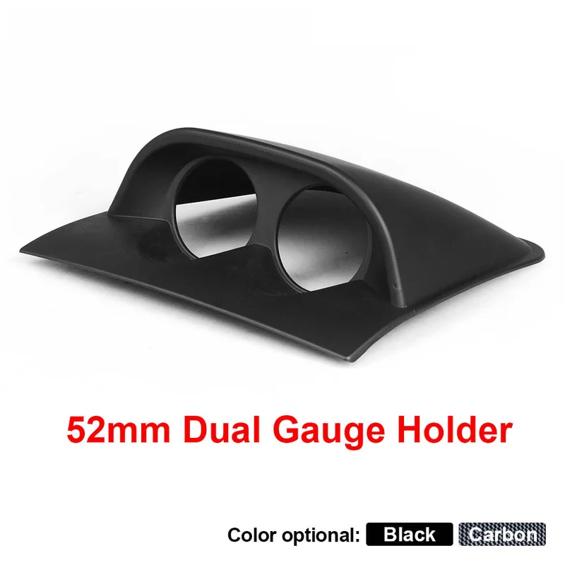 Universal Dual Gauge Pod 2 Hole 52mm Car Racing Gauge Bracket Dash Mount Holder Auto Modified Instrument Stand