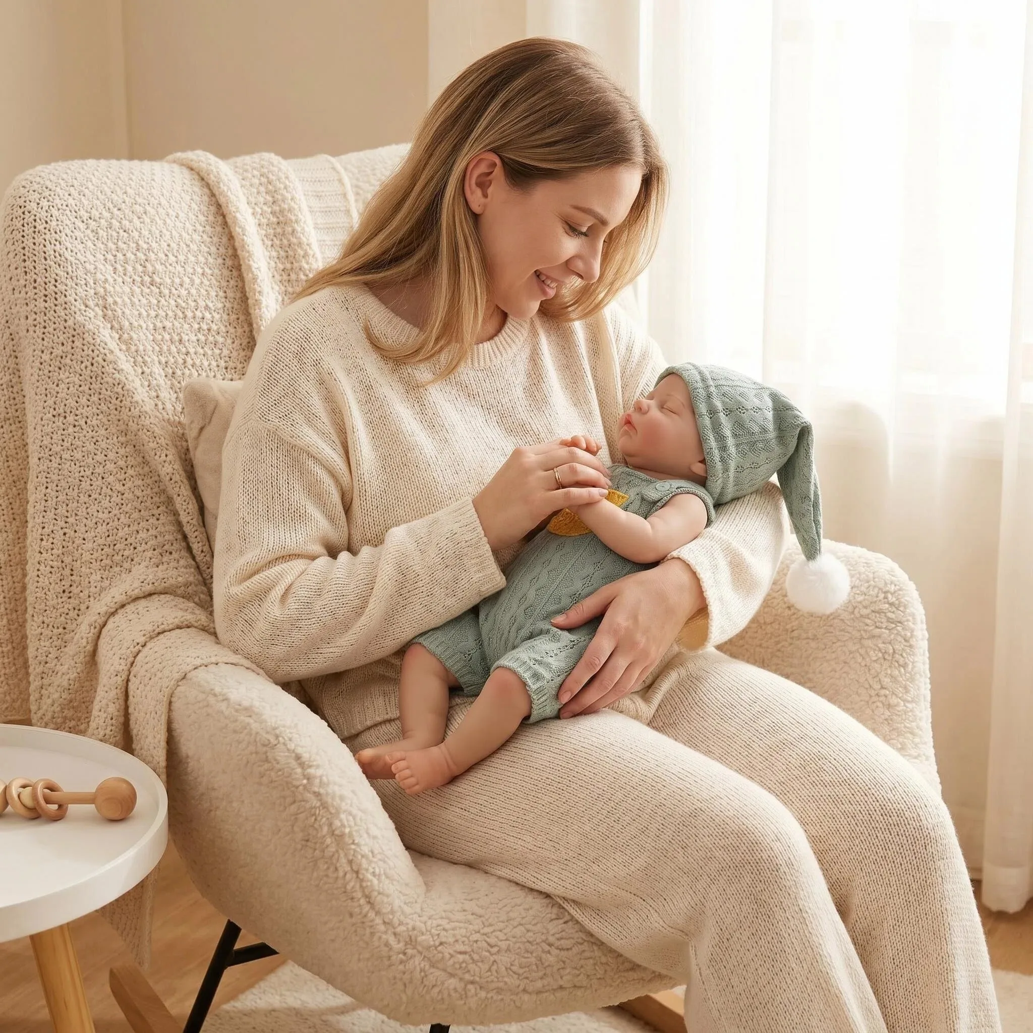 New 40CM Solid Platinum Silicone Reborn Premie Doll Loulou Super Soft Elastic Stretchable Baby 2500G