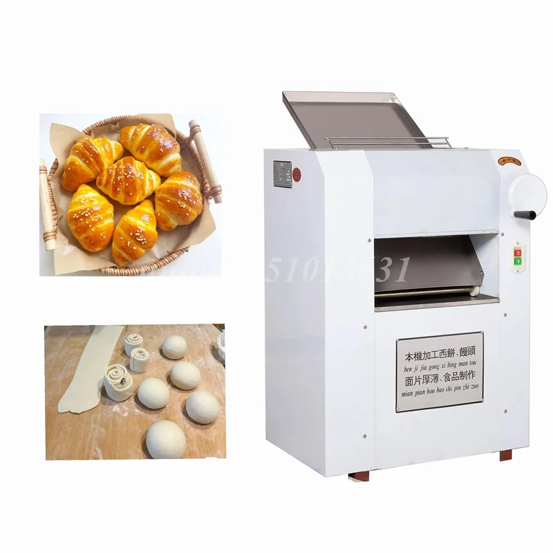 Commercial Multifunctional Pastry Bread พิซซ่าพาสต้าแป้งกดเครื่องก๋วยเตี๋ยวเครื่องทํา Croissant Maker/กด Roller