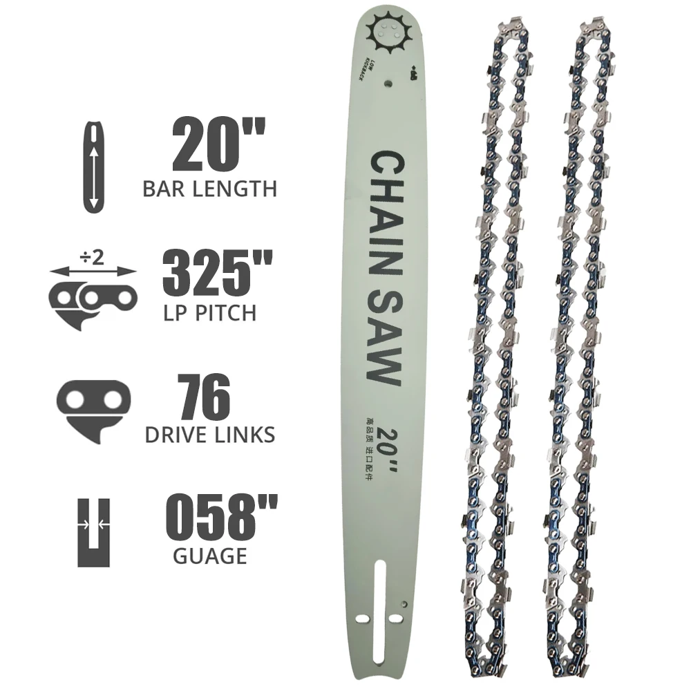 20 Inch Chainsaw Chain Guide Bar .325