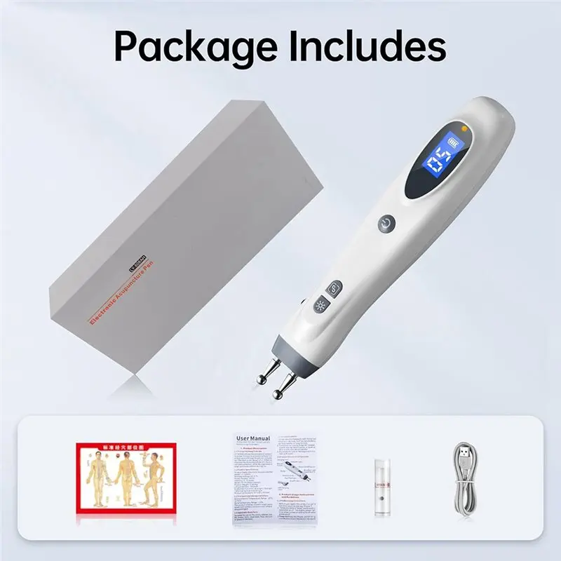 B53C Massage Pulsation Pulse Therapy Device Electronic Acupuncture Pen Electric Meridian Acupressure Point Tool For Pain Relief