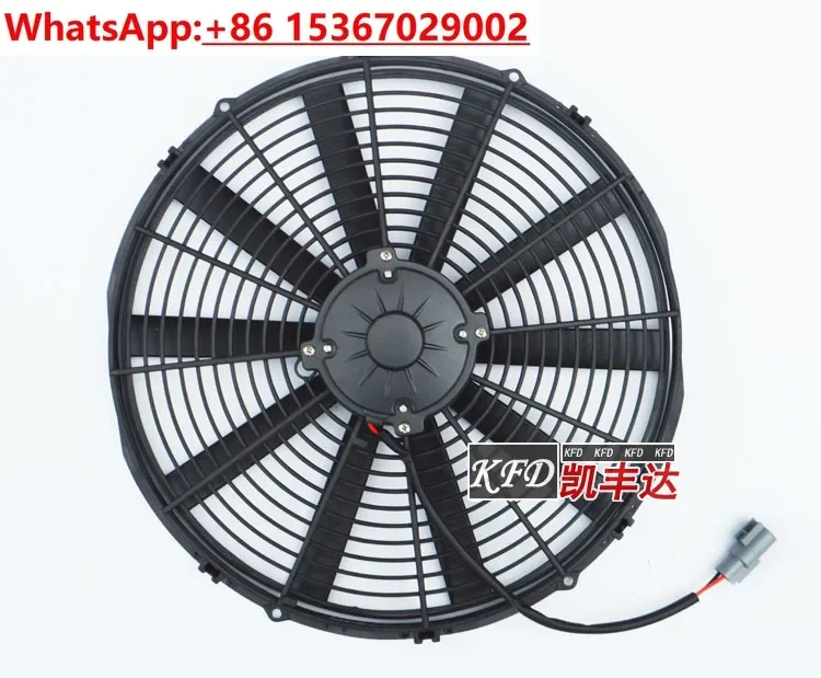 Crane Pump Truck Hydraulic Oil Electronic Fan Assembly Radiator Fan