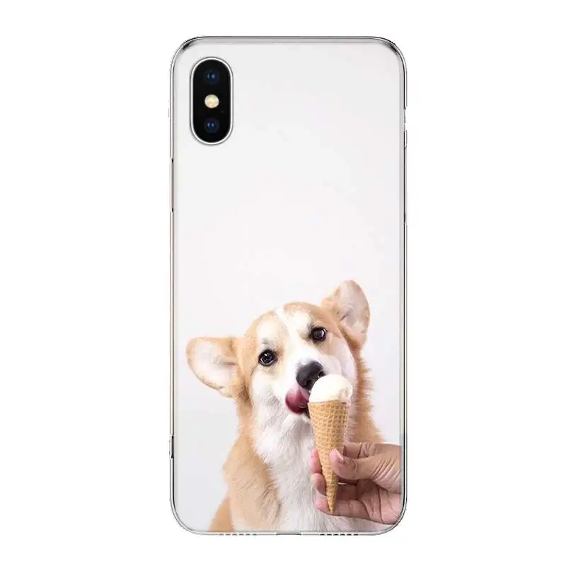 Cute lovely Corgi dogs animal Phone Case Cover For iPhone 11 12 13 14 15 16 Pro Max Apple X XS XR 7 Plus 8 + Art Customized Fund