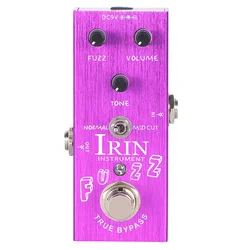 IRIN AN-12 Fuzz Electric Guitar Effect Pedal with True Bypass Vintage Fuzz Effector Pedal Adjustable Guitar Accessories & Parts