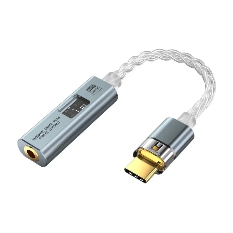 DAC USB Type C to 3.5 mm Jack Adapter HiFi Audio Amplifier Stereo Ephone Headphone Digital Decoding Converter CX31993 MAX97220