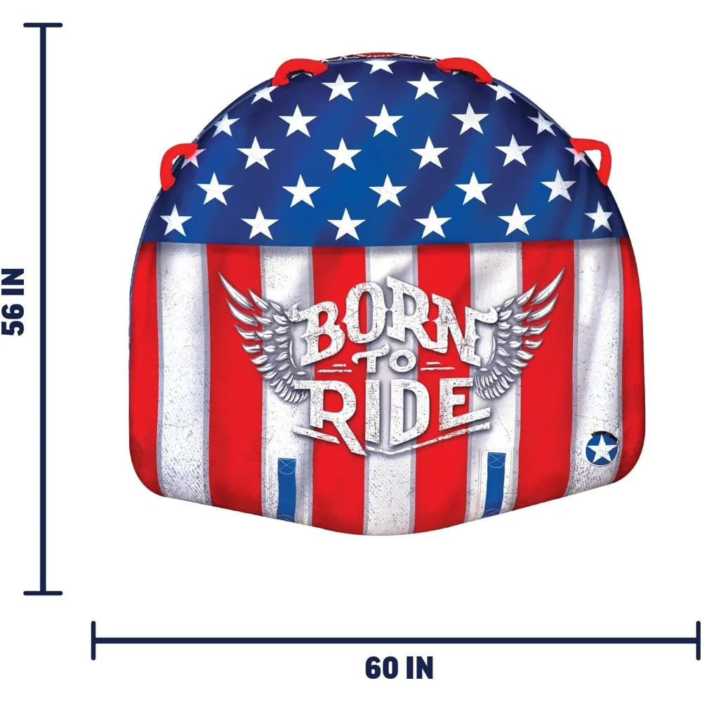 

Born to Ride Towable Tube for Boating - 1 to 2 Person Towable - Durable Tubes for Boating - Hot Sale