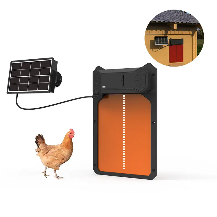 

Новый дизайн, дверь курятника на солнечной энергии, автоматическая раздвижная дверь, автоматическая дверь курятника с датчиком