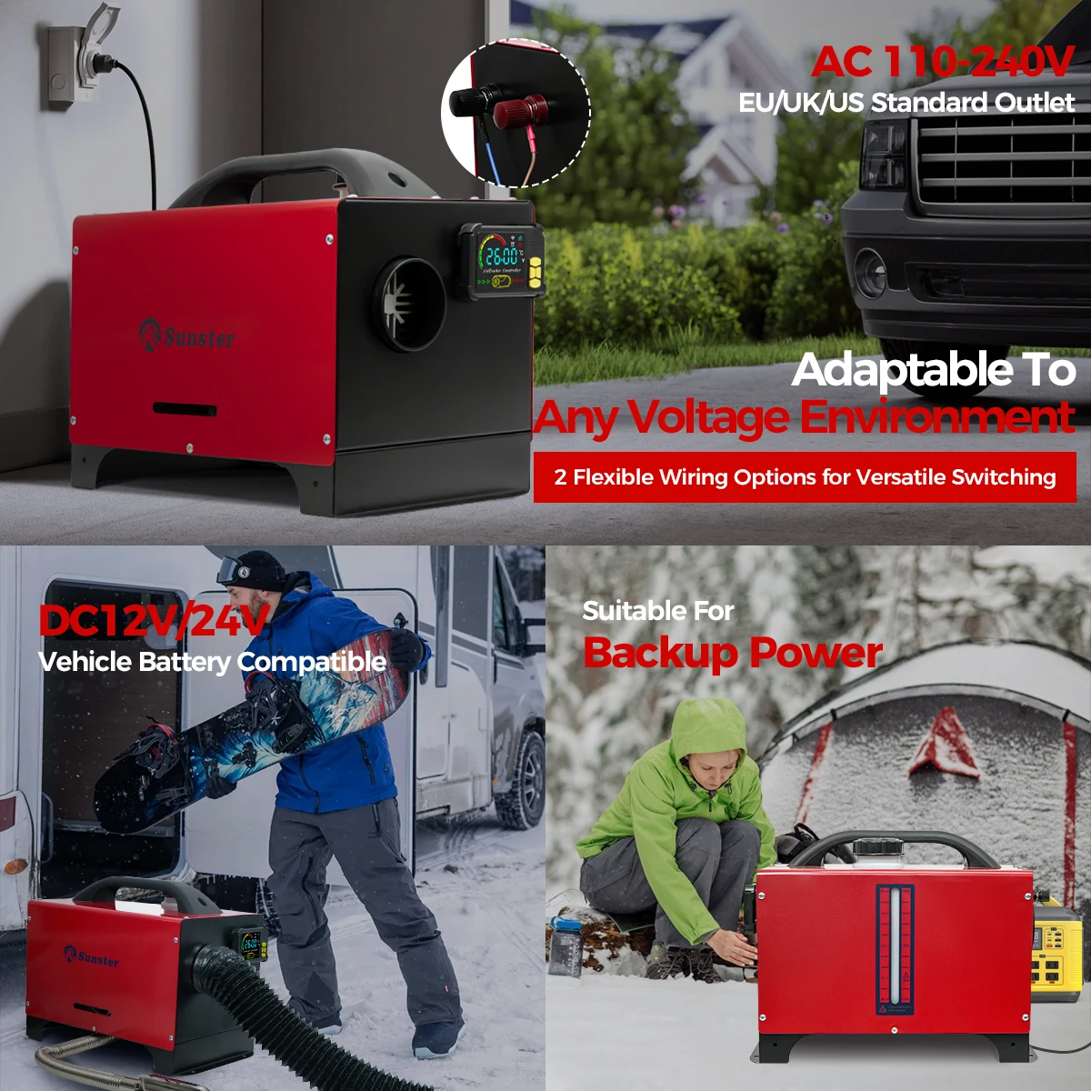 8KW Low Noise Diesel Air Heate - đánh giá và giá Diesel Parking Heater 8Kw 24V