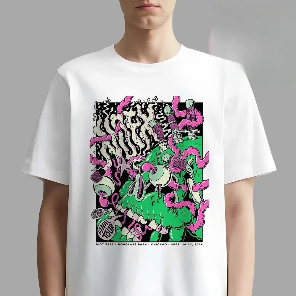 Y2k 2026 Men Women Fans Essentials Short Sleeve Tops Fashion Brand Casual Daily Tee NOFX Rock Band Graphic Cotton T-shirt Unisex