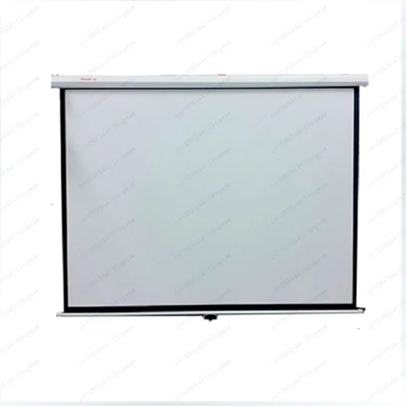 Projector Electric Screen White Plastic 84 100 120 150 Inch 4:3 16:9 HD Projector Cloth