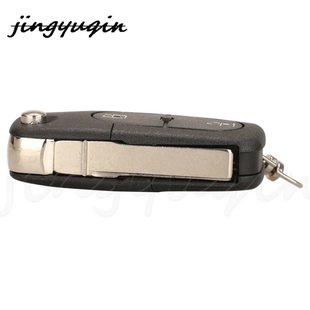 jingyuqin 2 Buttons Remote Car Key Fob 433Mhz ID48 Chip 1J0959753A For VW Volkswagen Passat Golf MK4