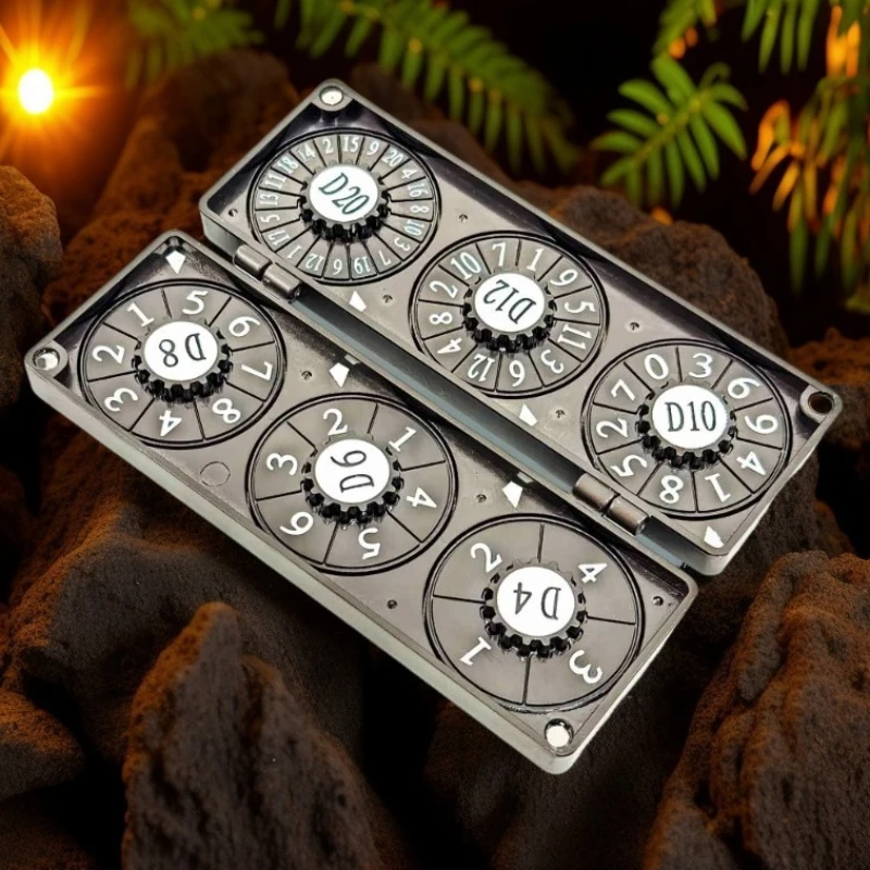 Metal Box Dice Roulette Rotor Fidget Spinner Rotating Roller Hand Spinning Top Tip EDC Relieve Stress Relief Sensory Toy Adults
