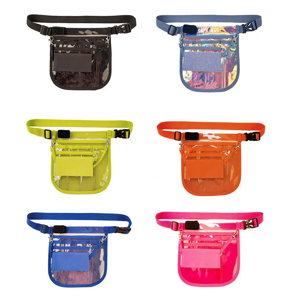 Waterproof Nurse Fanny Pack Portable Tape Holder Nurse Waist Bag Metal Hook Adjustable Straps Nurse Organizer Belt Women