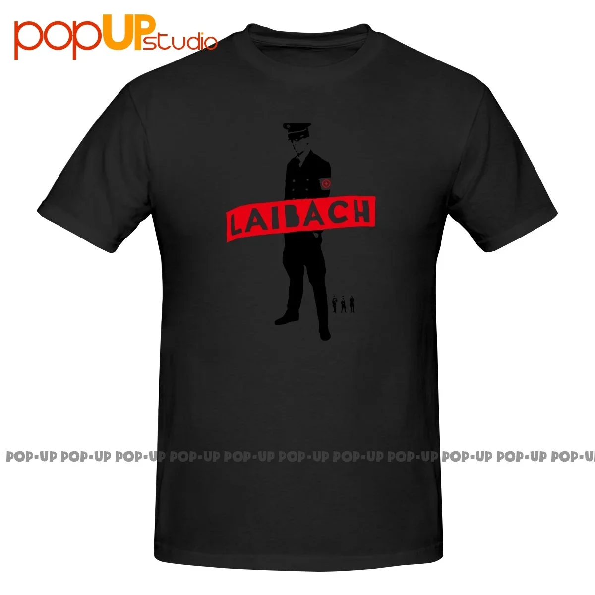 Laibach Industrial Rock Metal Music Band Shirt T-shirt Tee Rare Unisex Harajuku Best Quality