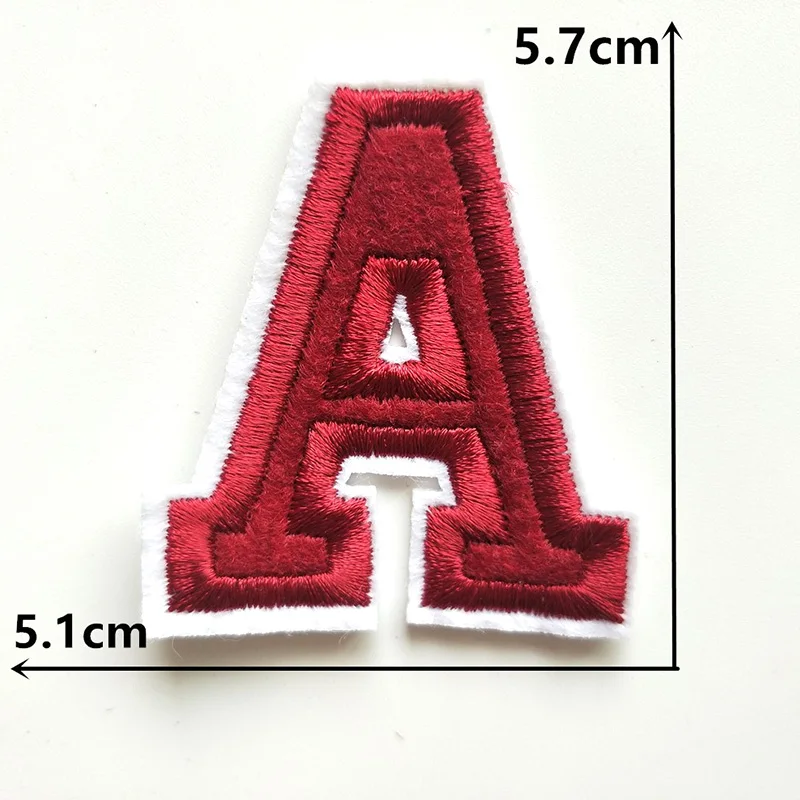 Embroidered Letters Patch Applique DIY Decor Sewing Supplies