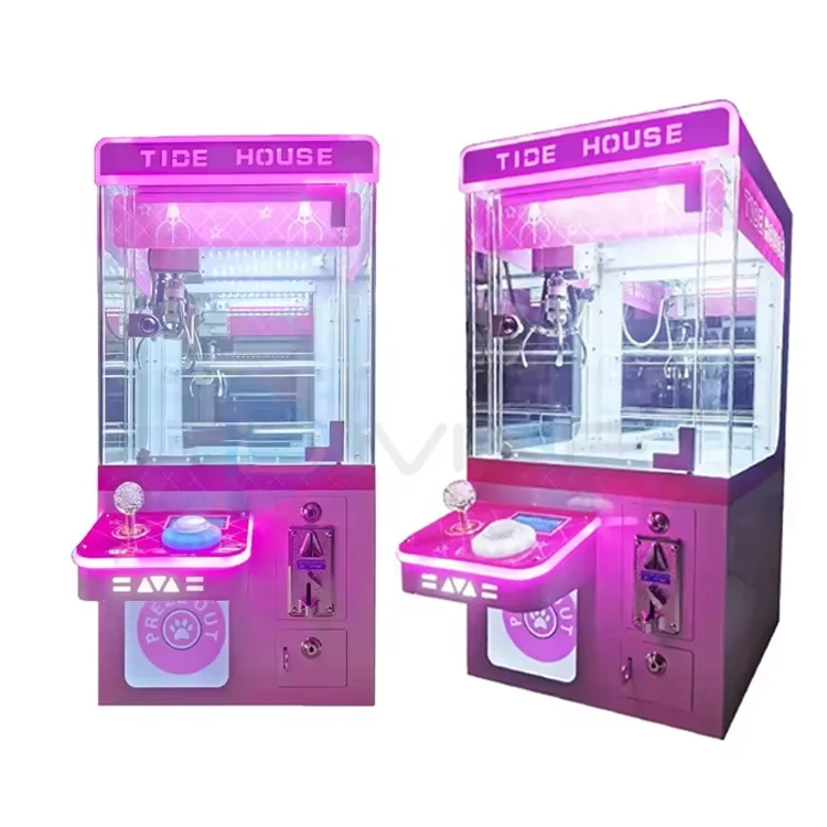 

Coin Operated Tide House Claw Crane Machine Arcade Game Claw Plush Toys Prize Vending Machine Mini Claw Machine