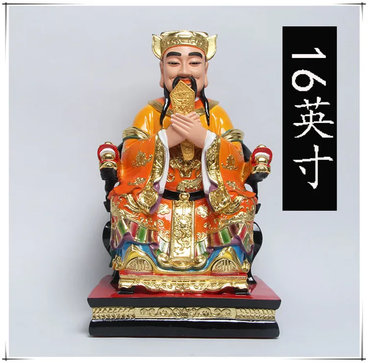 large Taoist Buddhism HOME Shrine efficacious protection Southeast Asia Patron saint Omnipotent CHENG HUANG YE town god statue