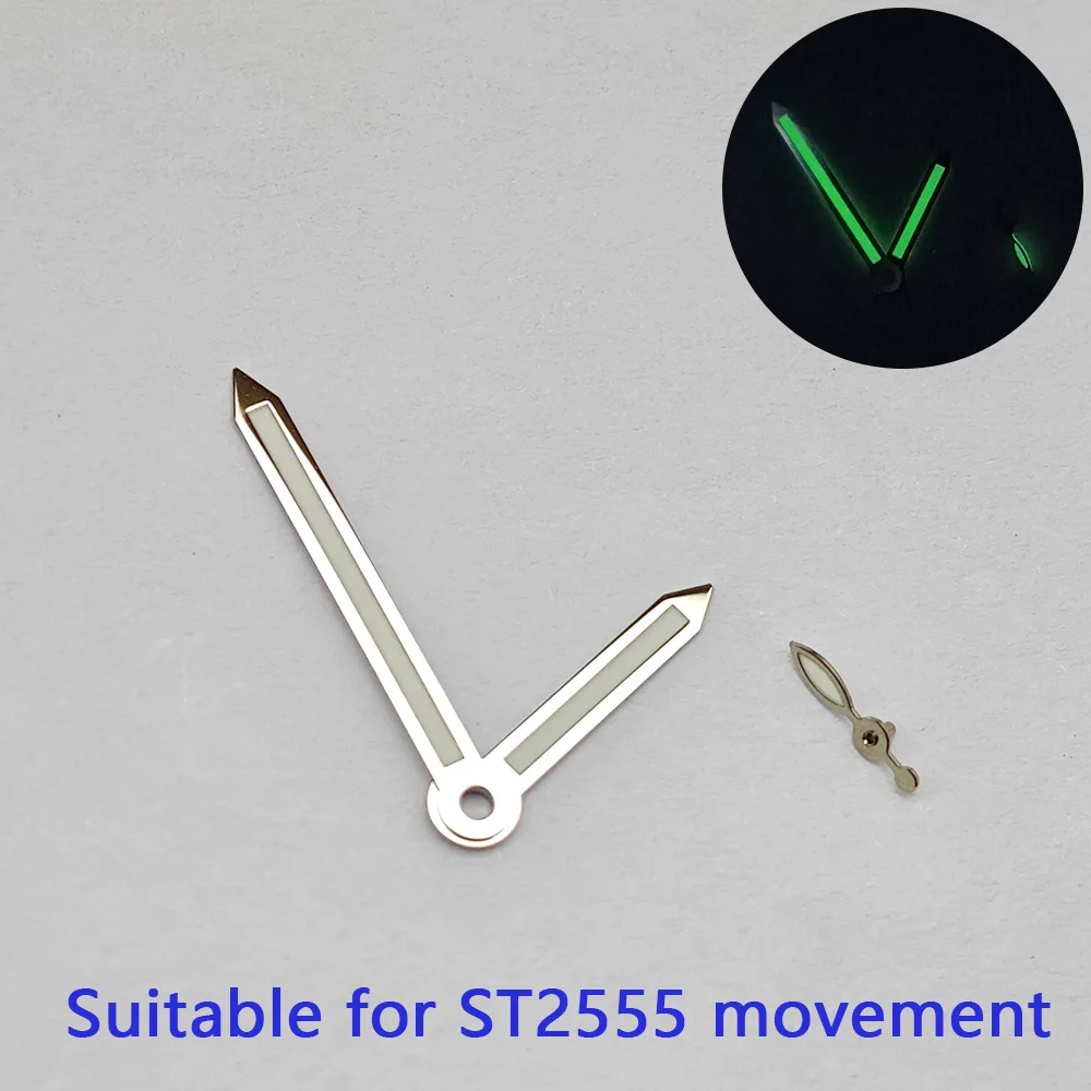 Watch pointer green luminous pointer suitable for ST2555/ST2533/ST2557/6497 movement watch movement watch accessories Watch Part