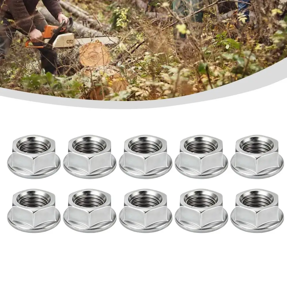 /10pcs /Metal /Bar Nuts For For Echo Chainsaw Models CS352 CS3510 CS271T CS310 Replacement Parts Guide Bar Fixing Hardware Acces