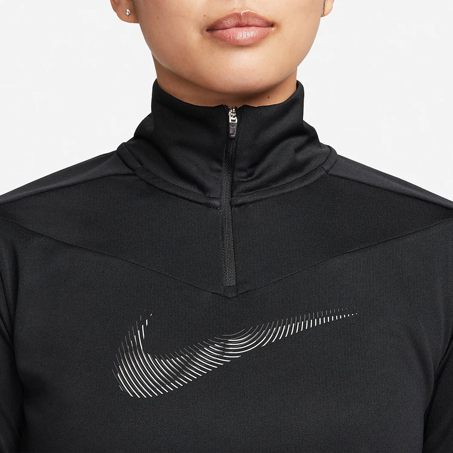 Nike genuíno novo feminino corrida treinamento fitness manga longa camiseta FB4688-010