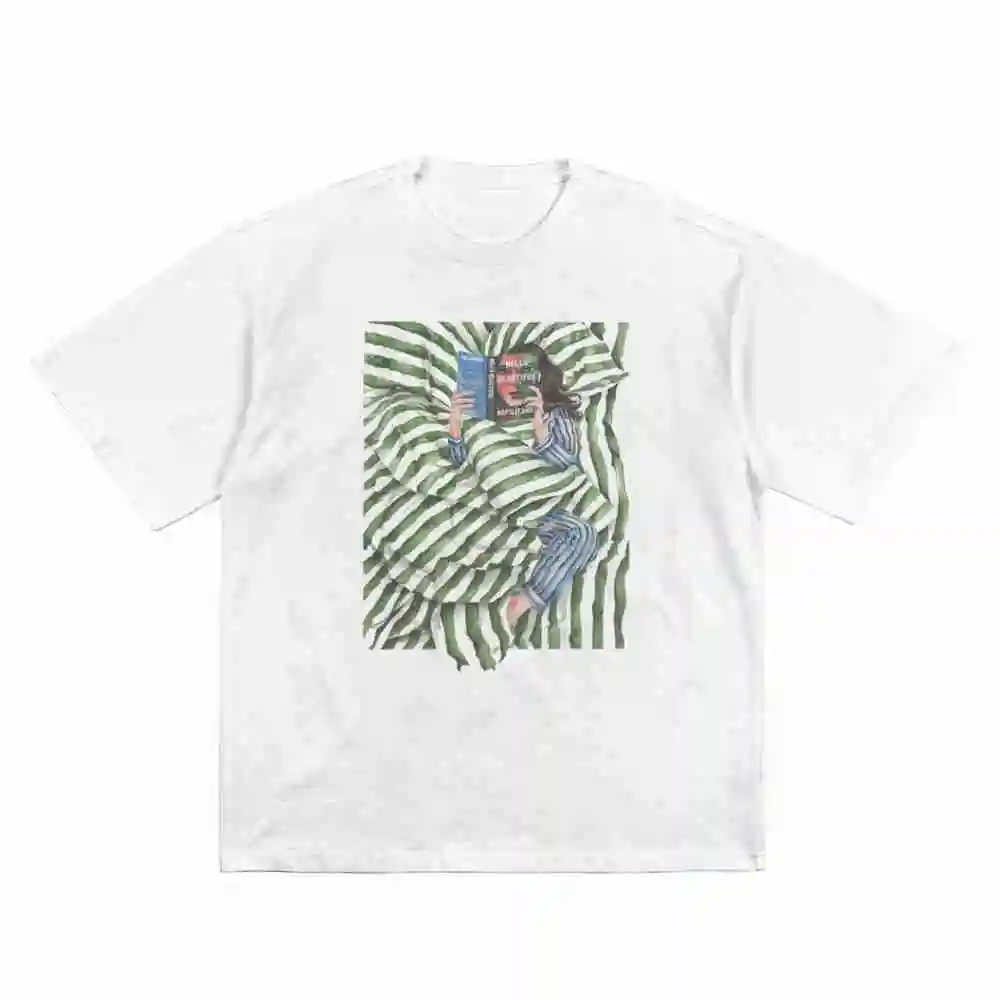 Hello Beautiful Book Short Sleeve Tee 100% Cotton T-Shirt